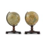***WITHDRAWN*** A PAIR OF 19TH CENTURY TABLE GLOBES - 'A New Terrestrial Globe, published by G.