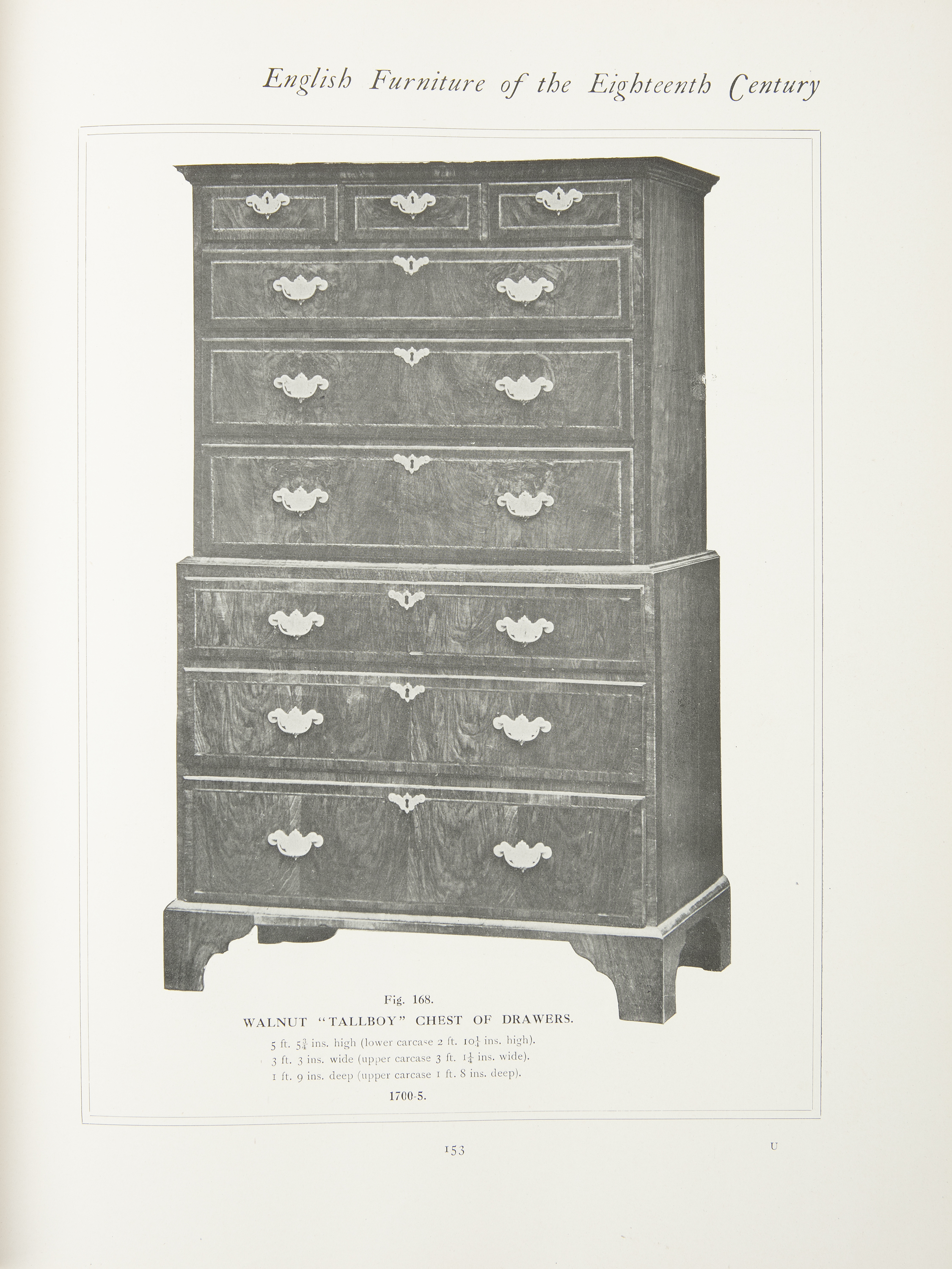 'ENGLISH FURNITURE OF THE EIGHTEENTH CENTURY' In three volumes, by Herbert Cescinsky, published by - Image 4 of 5