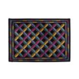 MISSONI A wool rug designed by Missoni produced by T. J. Vestor. c. 1980. 240 x 167 cm