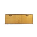 GUY LEFEVRE A sideboard by Guy Lefevre for Maison Jansen, two double doors with four drawers with