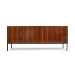SIDEBOARD A rosewood sideboard attributed to Pierre Gueriche, c. 1960. France, 78 x 190 x 43 cm
