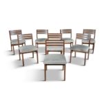ICO PARISI A set of eight dining chairs by Ico Parisi, Italy c.1950. 79 x 46 x 47cm With