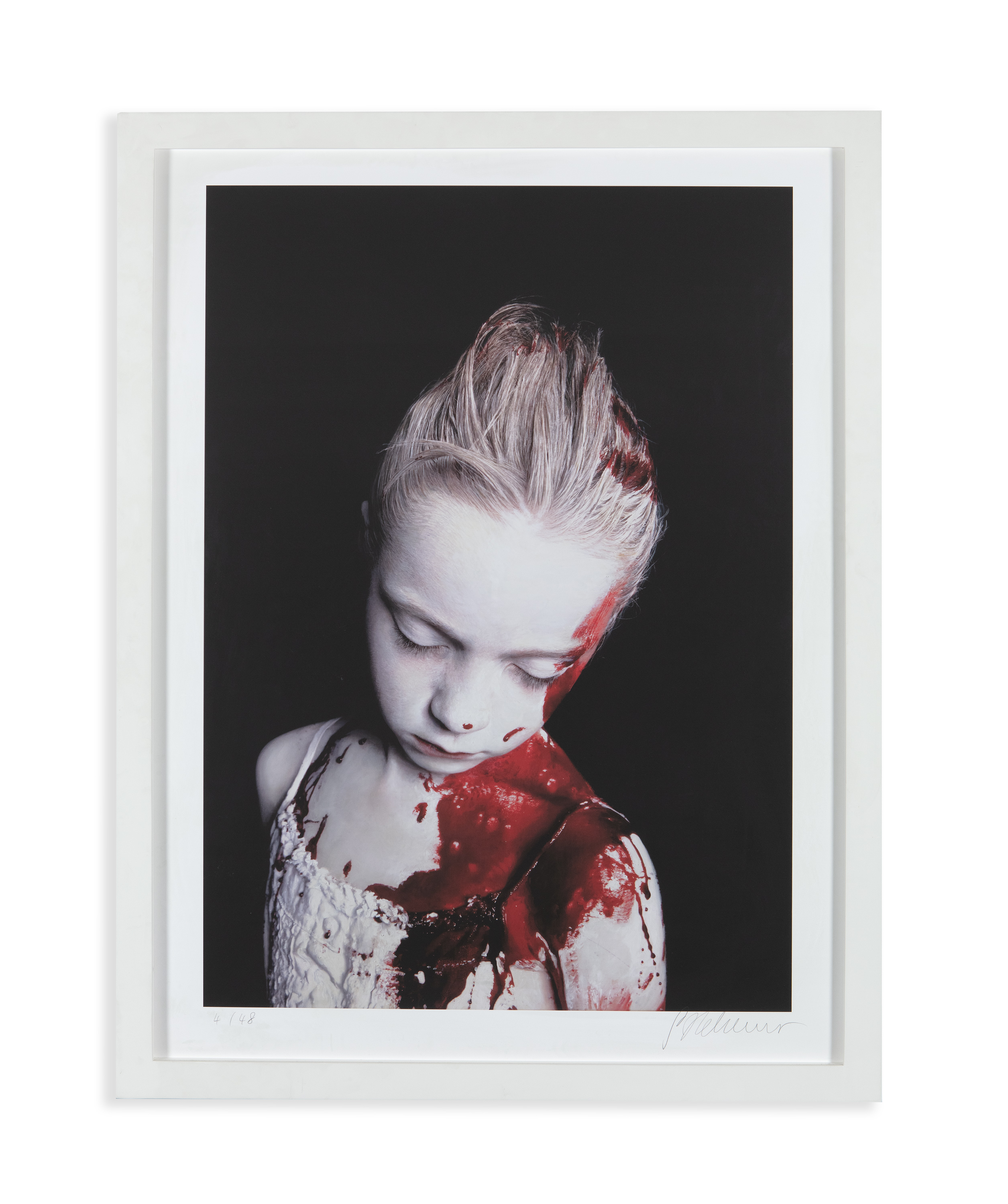 GOTTFRIED HELNWEIN (B. 1948) The Disasters of War 13 Archival print, 100 x 70cm Signed, edition 4/