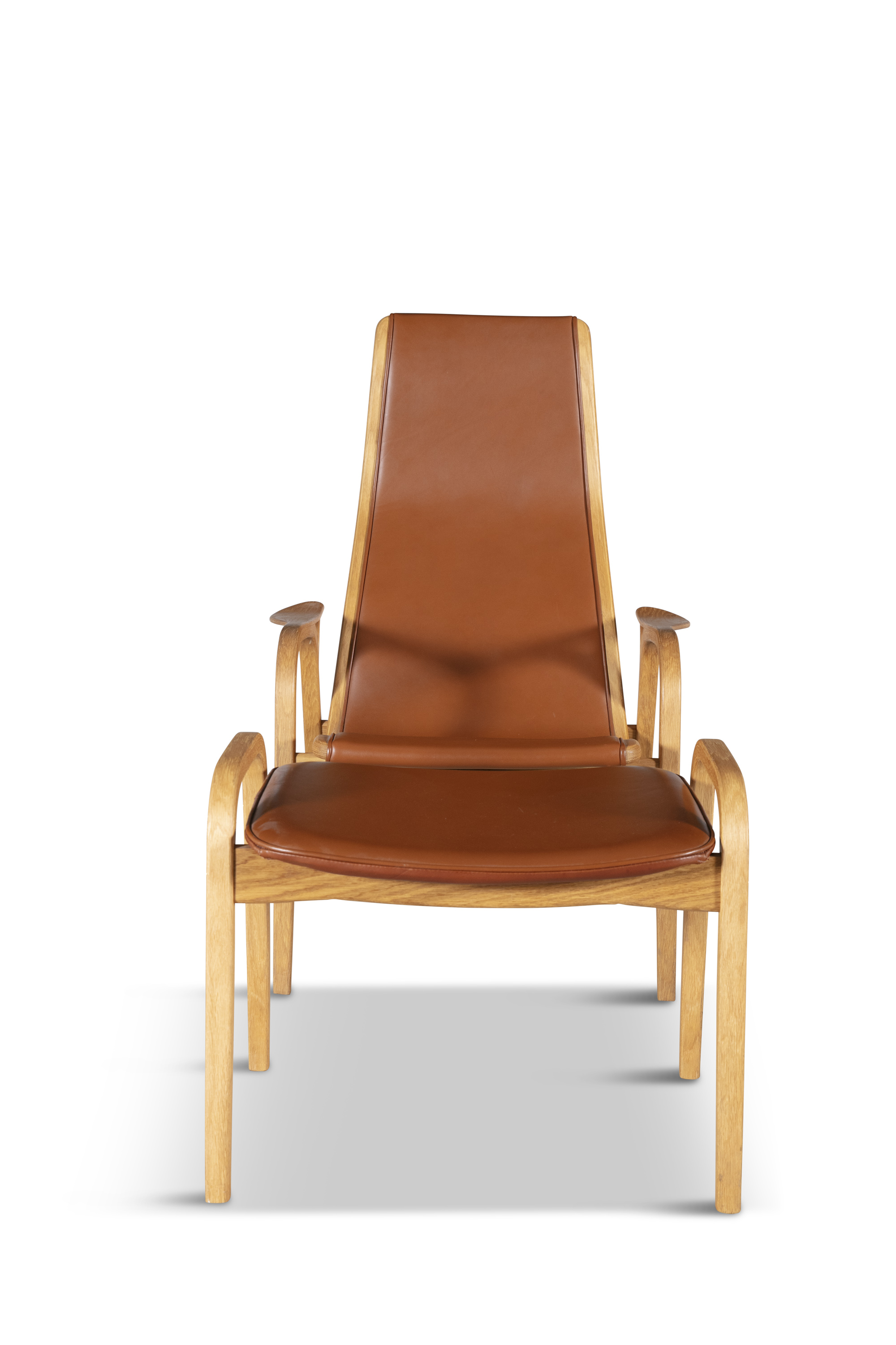 YNGVE EKSTROM (1913-1988) A lamino chair and foot stool, designed by Yngve Ekstrom and produced by - Image 2 of 4