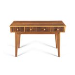 NEIL MORRIS A three draw console/desk by Neil Morris for Morris of Glasgow, part of the Cumbrae