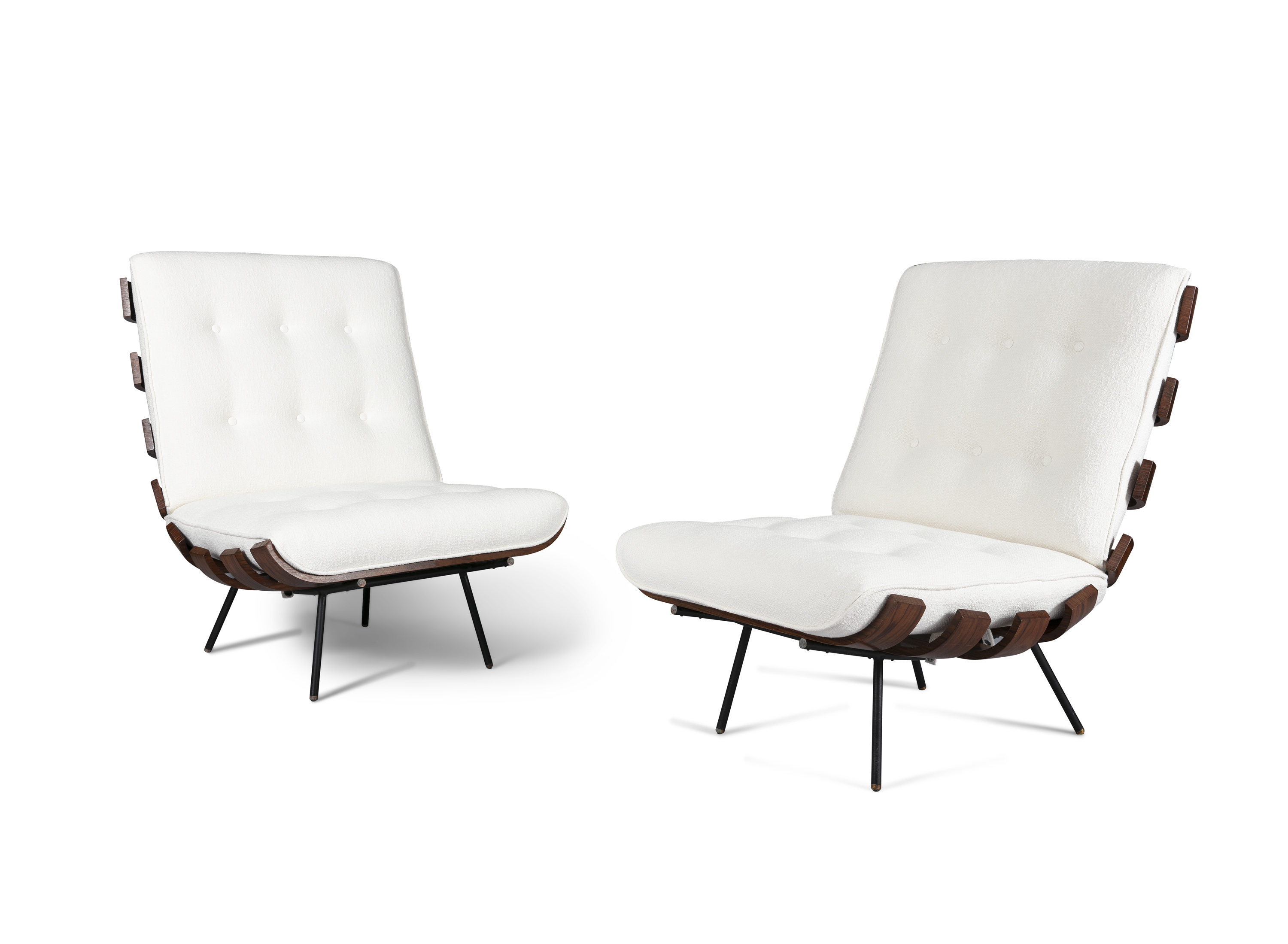 COSTELA 'RIB' CHAIRS A pair of Costela 'Rib' chairs by Martin Eisler and Carlo Hauner, in
