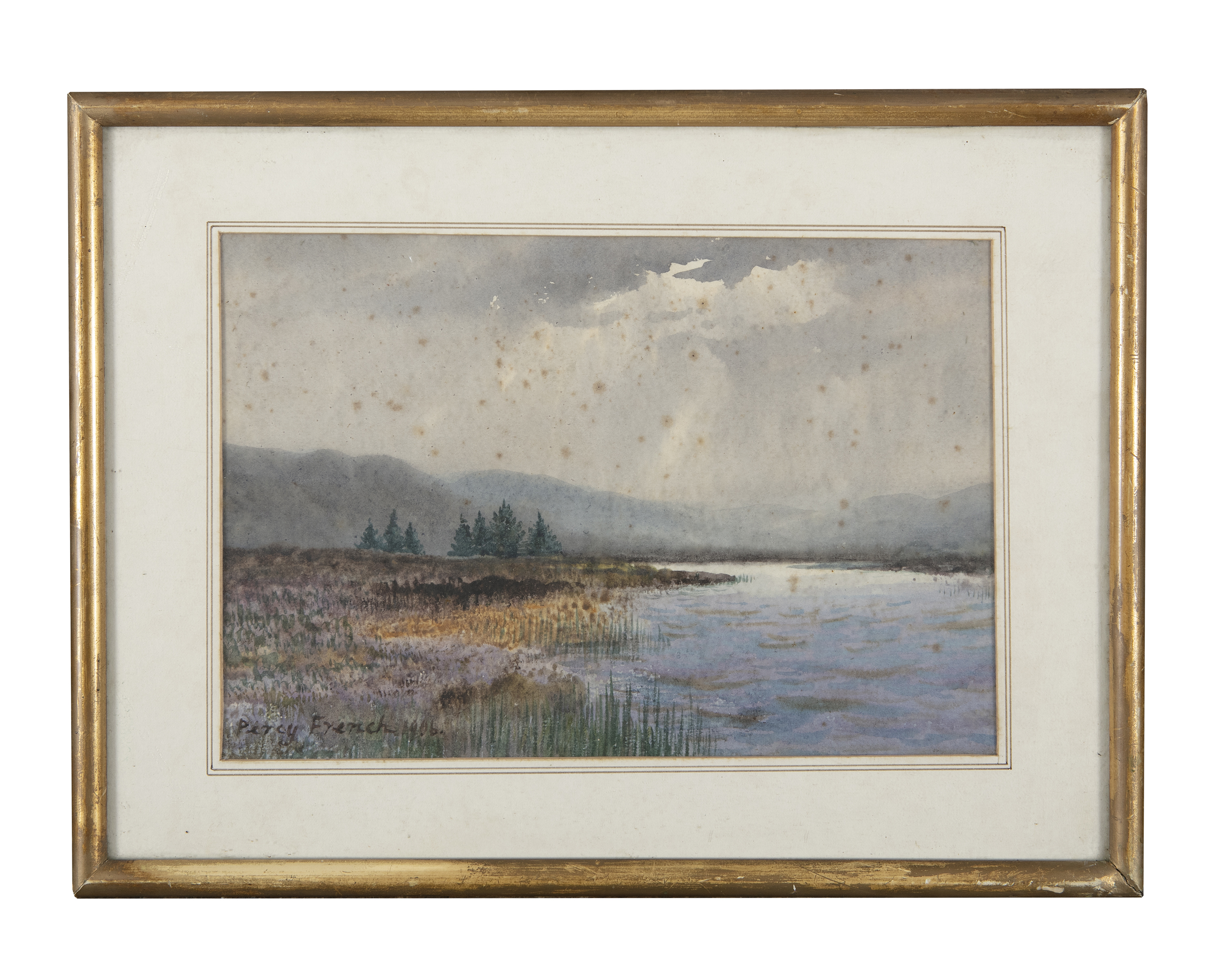 William Percy French (1854-1920) Mountain and River Landscape Watercolour, 19 x 28cm (7½ x 11'') - Image 2 of 4
