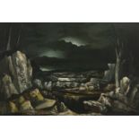 Daniel O'Neill (1920-1974) Landscape with Rocks, 1953 Oil on board, 41 x 61cm (16¼ x 24'') Signed