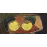 Elizabeth Rivers RHA (1903-1964) Abstract Oil on canvas, 24 x 54cm (9½ x 21¼'') Provenance: With