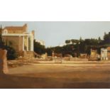 Martin Mooney (b.1960) The Roman Forum Oil on canvas, 87.5 x 145cm (34½ x 57'') Signed and dated