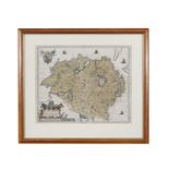 WILLIAM BLAEU (1571-1638) Map of Ulster Coloured engraving, 430 x 520mm