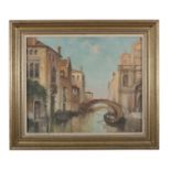 PEDRO ARLOTTI (19TH CENTURY) Venice Oil on canvas, 49 x 59cm Signed