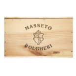 MASSETO TOSCANA IGT Tenuta dell'Ornellaia, 2001 Parker 98/100 1 case of 6 bottles, unopened