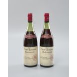 VOSNE ROMANEE MALCONSORTS Burgundy, 1967 2 bottles