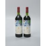CHATEAU MOUTON ROTHSCHILD Pauillac, 1982 2 bottles