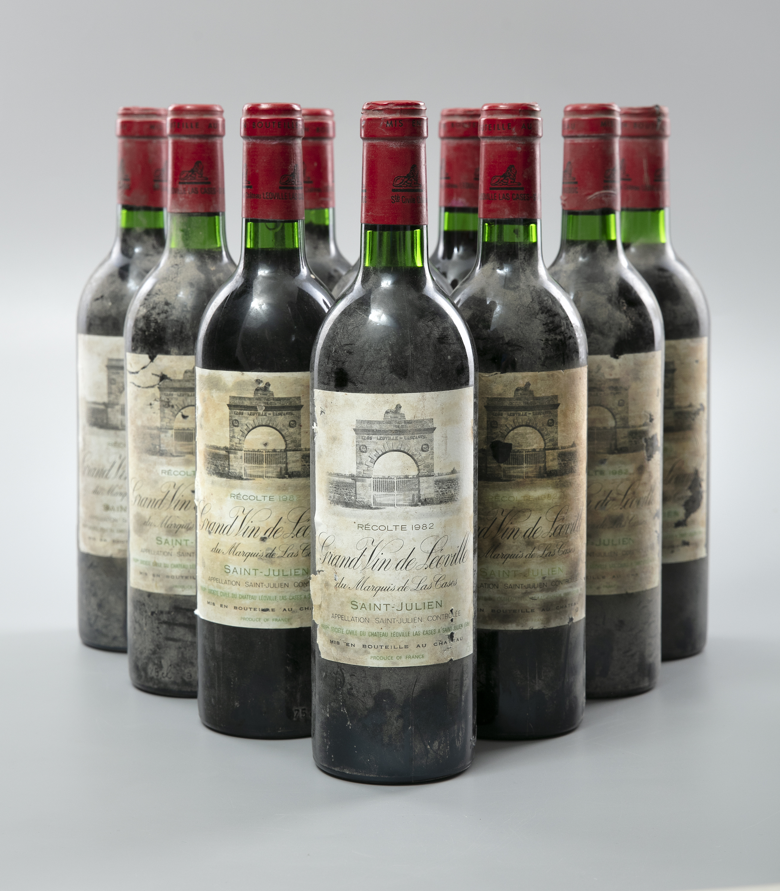 CHATEAU LEOVILLE LAS CASES Saint Julien, 1982 10 bottles - Image 3 of 8