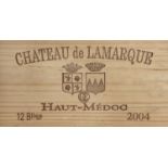 CHATEAU DE LAMARQUE Haut-Medoc, 2004 1 case, unopened