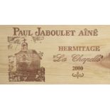 HERMITAGE LA CHAPELLE Paul Jaboulet Aine, Rhone, 2000 1 case, unopened