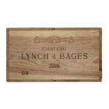 CHATEAU LYNCH BAGES Pauillac, 2006 1 case, unopened