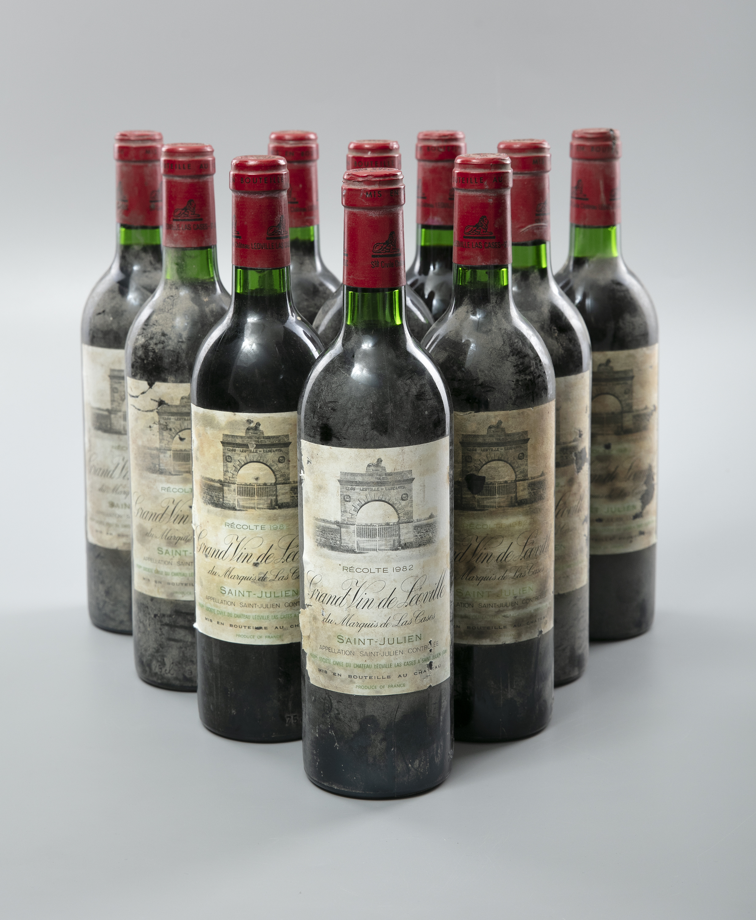 CHATEAU LEOVILLE LAS CASES Saint Julien, 1982 10 bottles