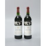 CHATEAU MOUTON ROTHSCHILD Pauillac, 1986 2 bottles