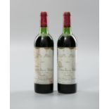 CHATEAU MOUTON BARON PHILLIPPE Pauillac, 1970 2 bottles