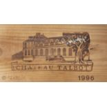 CHATEAU TALBOT Saint Julien, 1996 1 case, opened