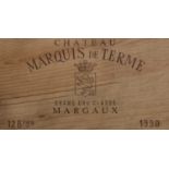 CHATEAU MARQUIS DE TERME Margaux, 1990 1 case, unopened