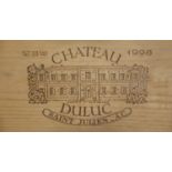 CHATEAU DULUC DE BRANAIRE - DUCRU Saint- Julien, 1996 1 case, unopened