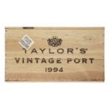 TAYLOR'S VINTAGE PORT 1994 1 case, unopened