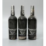 FONSECA VINTAGE PORT 1970 3 bottles