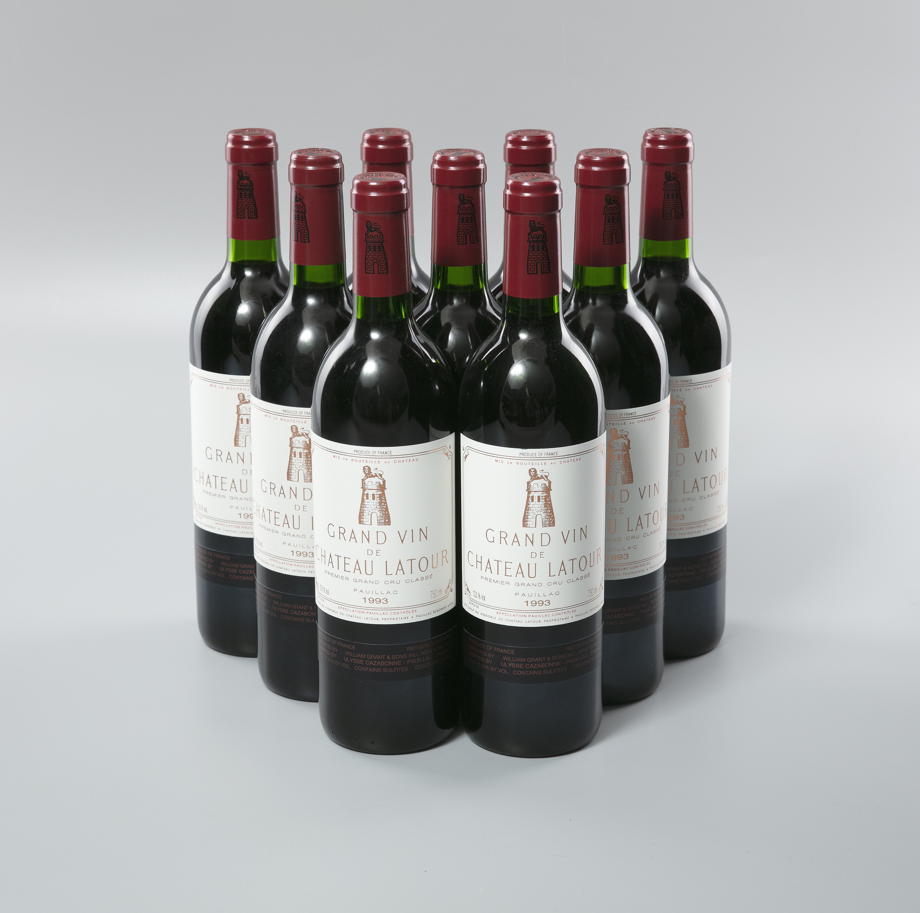 CHATEAU LATOUR Pauillac, 1993 9 bottles - Image 12 of 14