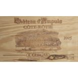 CHATEAU D'AMPUIS ROTE COTIE Rhone, 2005 1 case, unopened