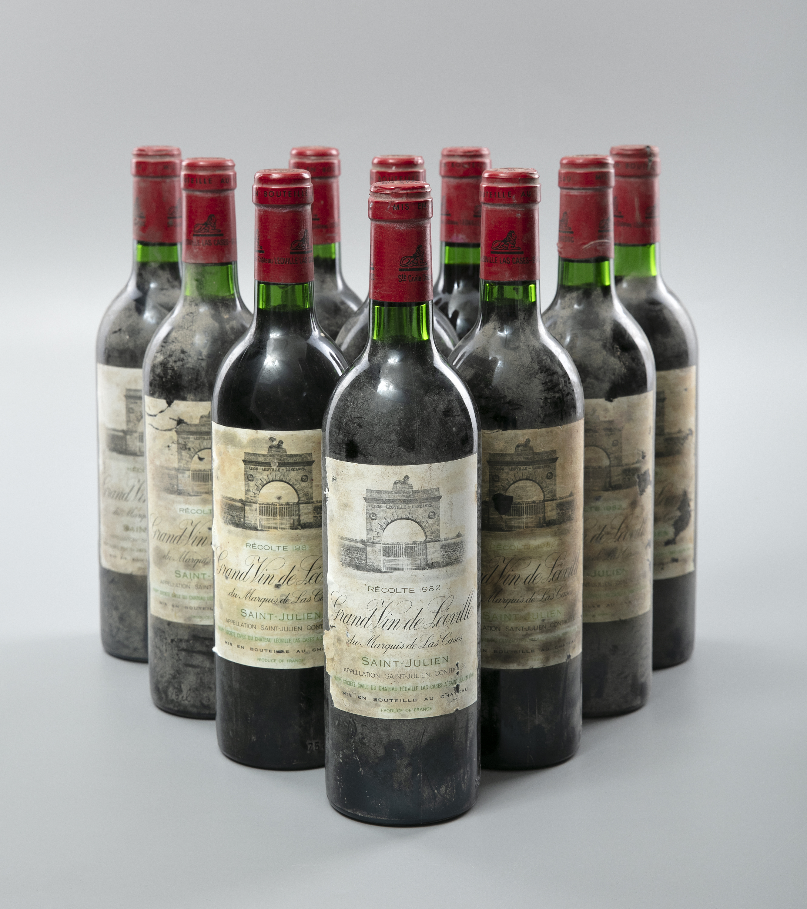 CHATEAU LEOVILLE LAS CASES Saint Julien, 1982 10 bottles - Image 2 of 8