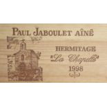 HERMITAGE LA CHAPELLE Paul Jaboulet Aine, Rhone, 1998 1 case, unopened