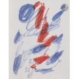 Raoul HAUSMANN (1886-1971)Composition, 1969Feutre.Monogrammé et daté en pied.31,5 x 24,5 cm