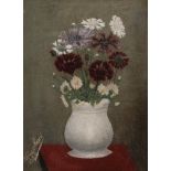 André BAUCHANT (1873-1958)Vase de fleurs, 1925Huile sur carton.Signée et datée en bas à gauche.23,