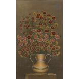 André BAUCHANT (1873-1958)Vase de fleurs, 1939Huile sur toile.Signée et datée en bas vers la