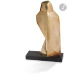 Emile GILIOLI (1911-1977)La Droite du Seigneur est coupante comme un glaive, 1961Bronze poli et base