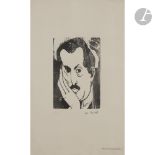 CHANA ORLOFF (1888-1968) - COLLECTION JEAN PAULHAN Portrait de jean Paulhan, le modèle conçu en [