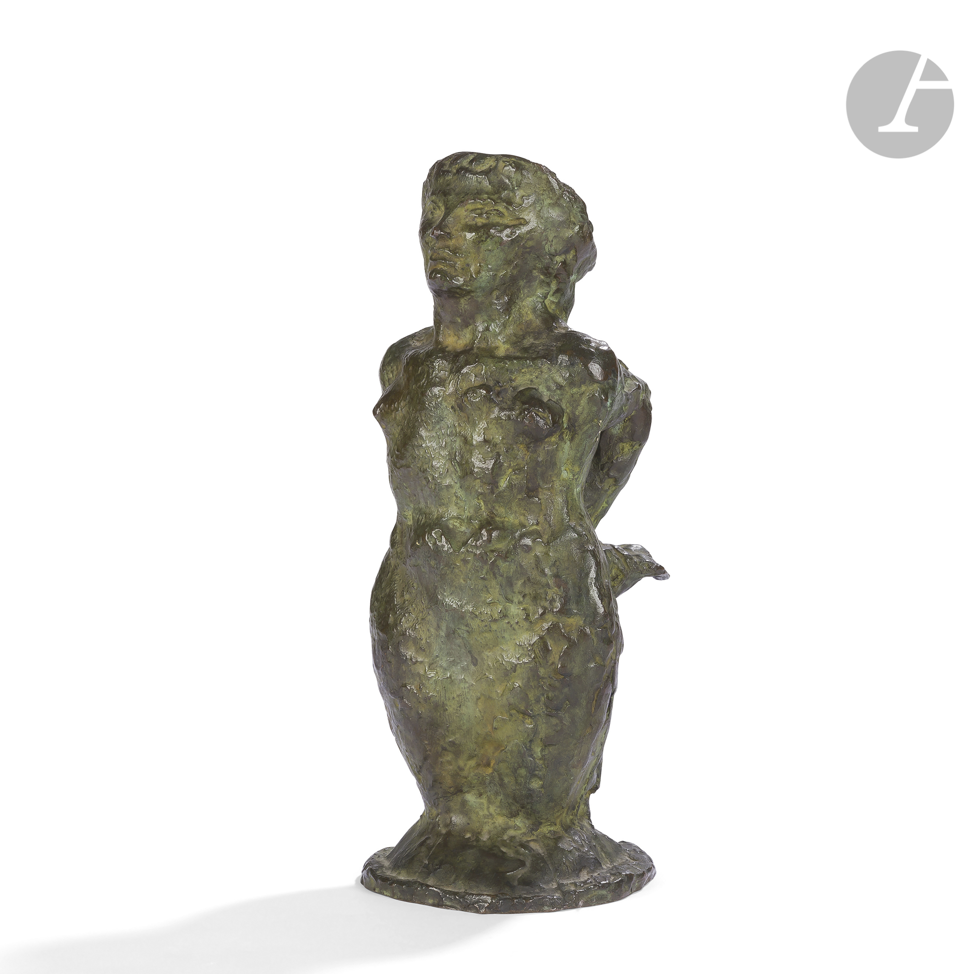 ÉMILE-ANTOINE BOURDELLE (1861-1929) - collection Gaston Diehl Le Cruchon (Femme agenouillée), le