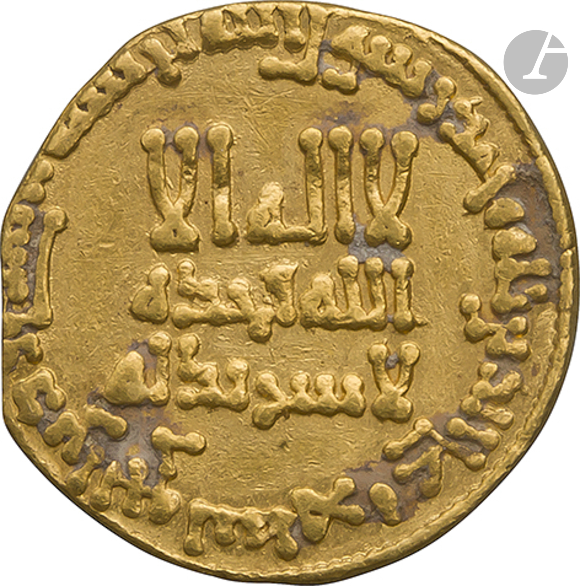 ABBASSIDES. Règne d'Al-Mansûr (136-158 H / 754-775). Dinar d'or daté 144 H / 761 Poids : 4,3 g TB - Image 2 of 2