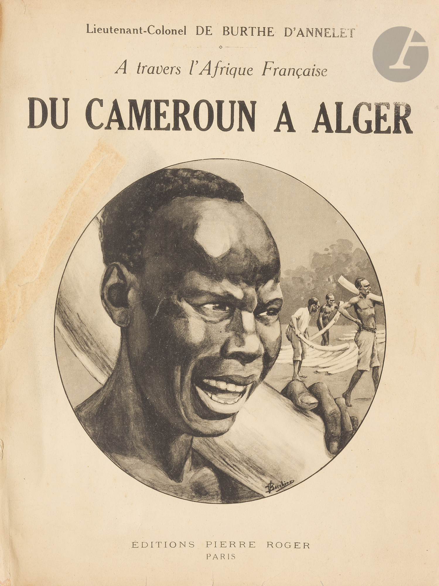 DE BURTHE D'ANNELET A., A travers l'Afrique française-Du Cameroun à Alger, Pierre Roger, Paris, - Image 2 of 2