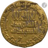 ABBASSIDES. Règne de Harûn al-Rashîd (170-193 H / 786-809). Dinar d'or daté 174 H / 790 et au nom de