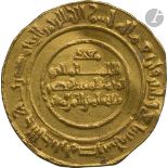 FATIMIDES. Règne d'Al-Mustansir (427-487 H / 1036-94). Dinar d'or daté 437 H / 1045 au nom du calife