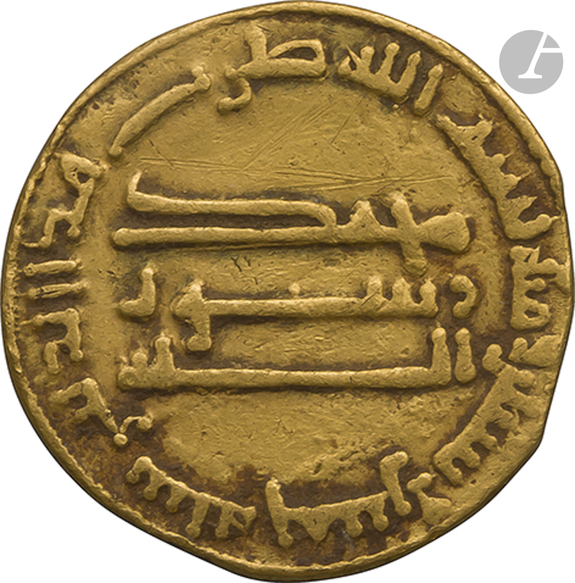 ABBASSIDES. Règne d'Al-Mahdî (158-169 H / 775-785). Dinar d'or daté 165 H 781 Poids : 4,3 g TB - Image 2 of 2