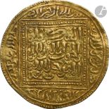 HAFSIDES. Règne de Abu Yahya Abu Bakr II (718-747 H / 1318-46). Dinar d'or au nom de l'émir Abu