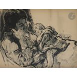 *Nicolas Alexandrovitch TARKHOFF(1871-1930)Maternité, 1906Lavis d’encre au pinceau sur papier