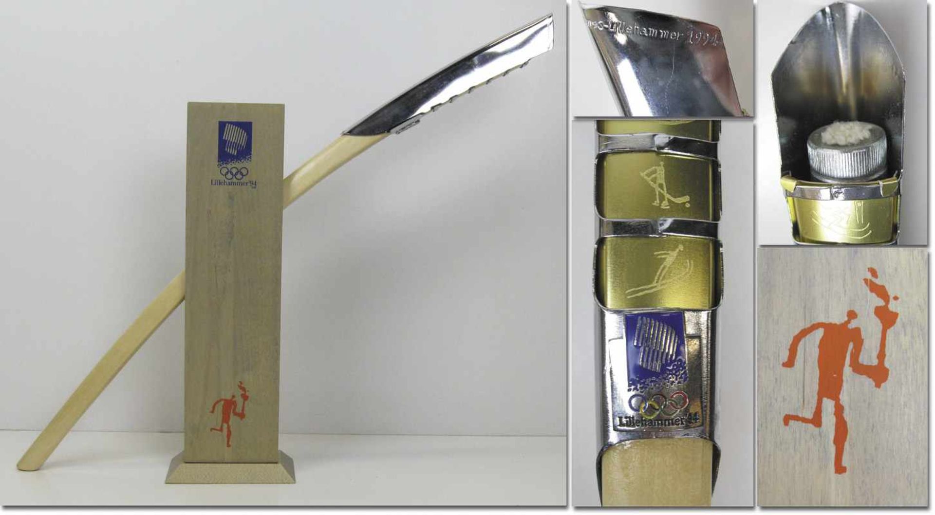 Olympic Games 1994. Official Miniatur Torch 60 - The original torch was 2 metres long and is