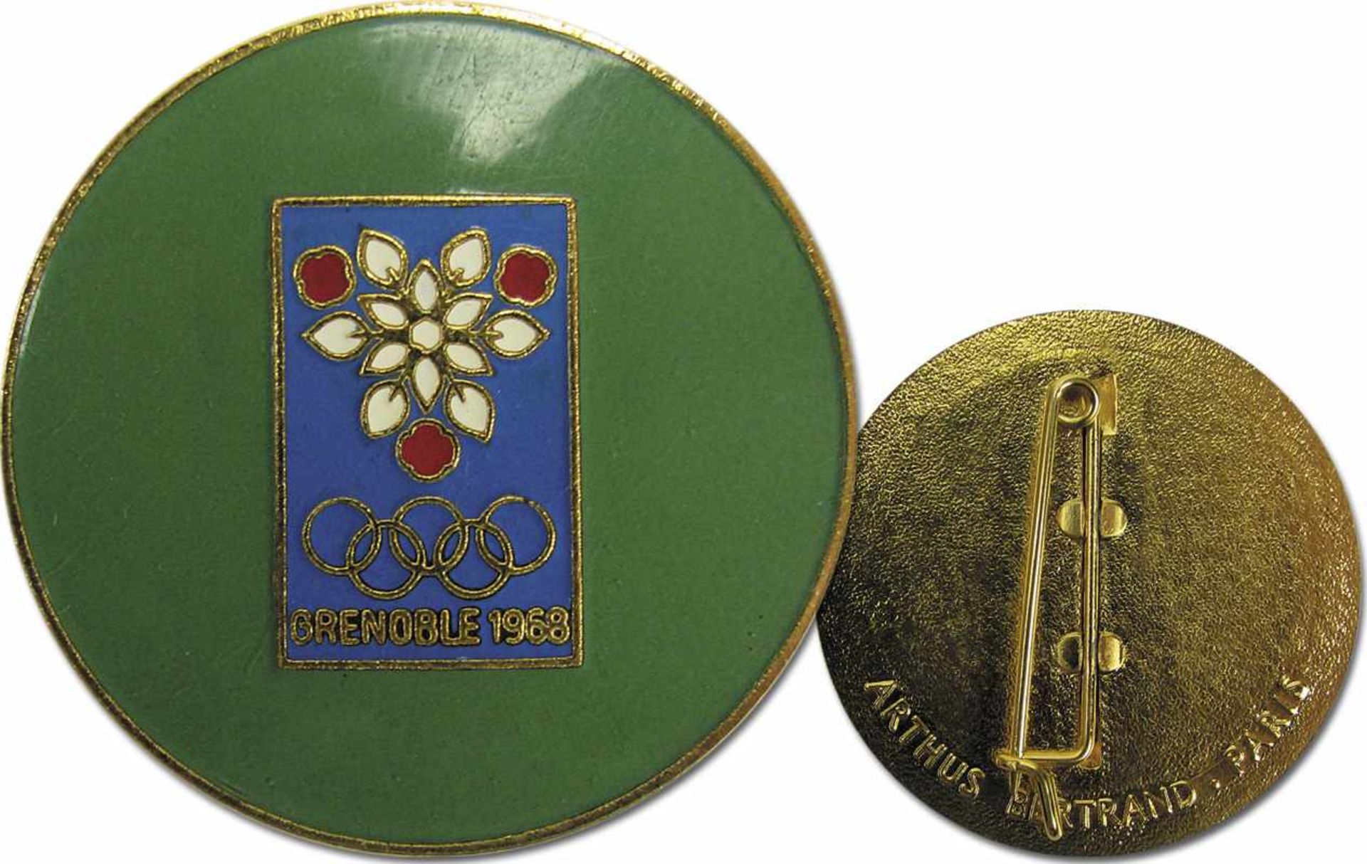Participation Medal: Olympic Games 1968 - Winter Games Grenoble 1968 issued to officials. Bronze,